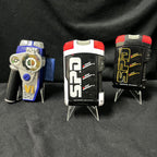 Power Rangers S.P.D. 2005 and Super Sentai Dekaranger 2004 morphers and licenses: Delta Morphers, Red Ranger Morpher, SPD License, Dekamaster License, Patrol Morpher, Morpher SPD.