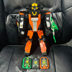 &quot;ValveMax Megazord from Power Rangers RPM DX Ganbaru-Oh toy collectible, inspired by Engine Sentai Go-onger, Megazord action figure for fans and collectors&quot;