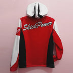 Megaforce 2013 Power Rangers cosplay jacket featuring Gosei Red Ranger design from Super Sentai Goseiger 2010 series, ideal for cosplay events, parties, and fan collections