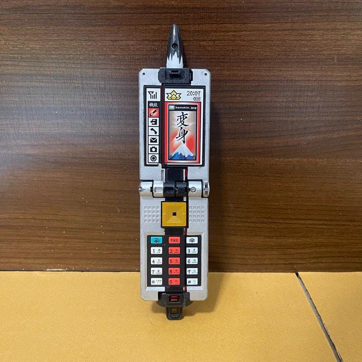 Power Rangers gear collection includes Legendary Morpher (2014), Overdrive Tracker (2007), Mercury Morpher (2007), Mystic Morpher (2006), Samurai Morpher and Sushi Phone (2011), Delta Morphers (2005), Transmorpher (2001), and Legendary Silver Morpher (2014).