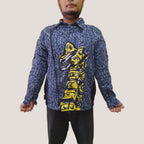 Dino Thunder 2004 Power Rangers cosplay jacket featuring Aba Black Ranger design from Super Sentai Abaranger 2003 series, ideal for cosplay events, parties, and fan collections