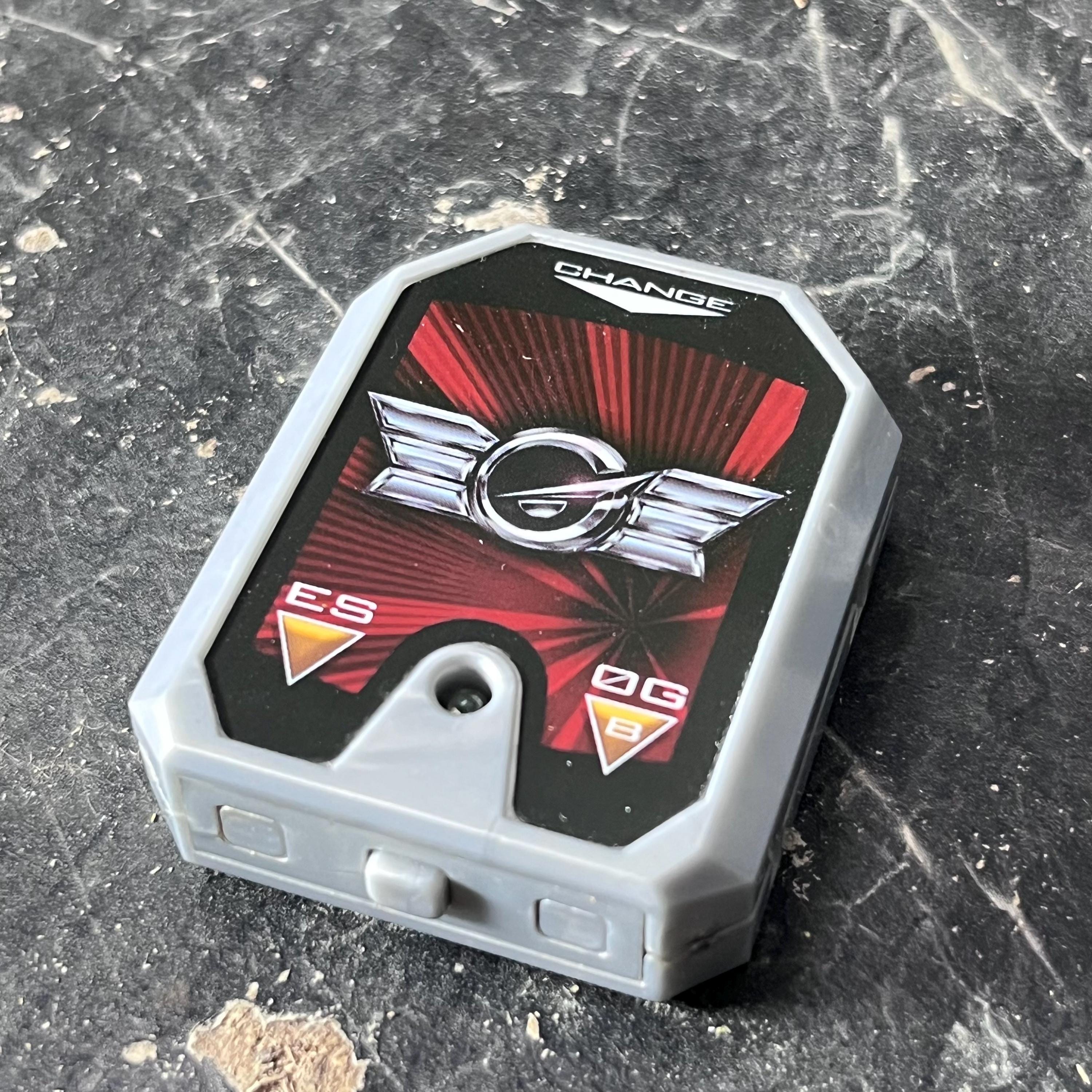 RPM Morpher, the wrist transformation device used by the RPM Rangers in Power Rangers RPM (2009), with unique design and sound effects for morphing.