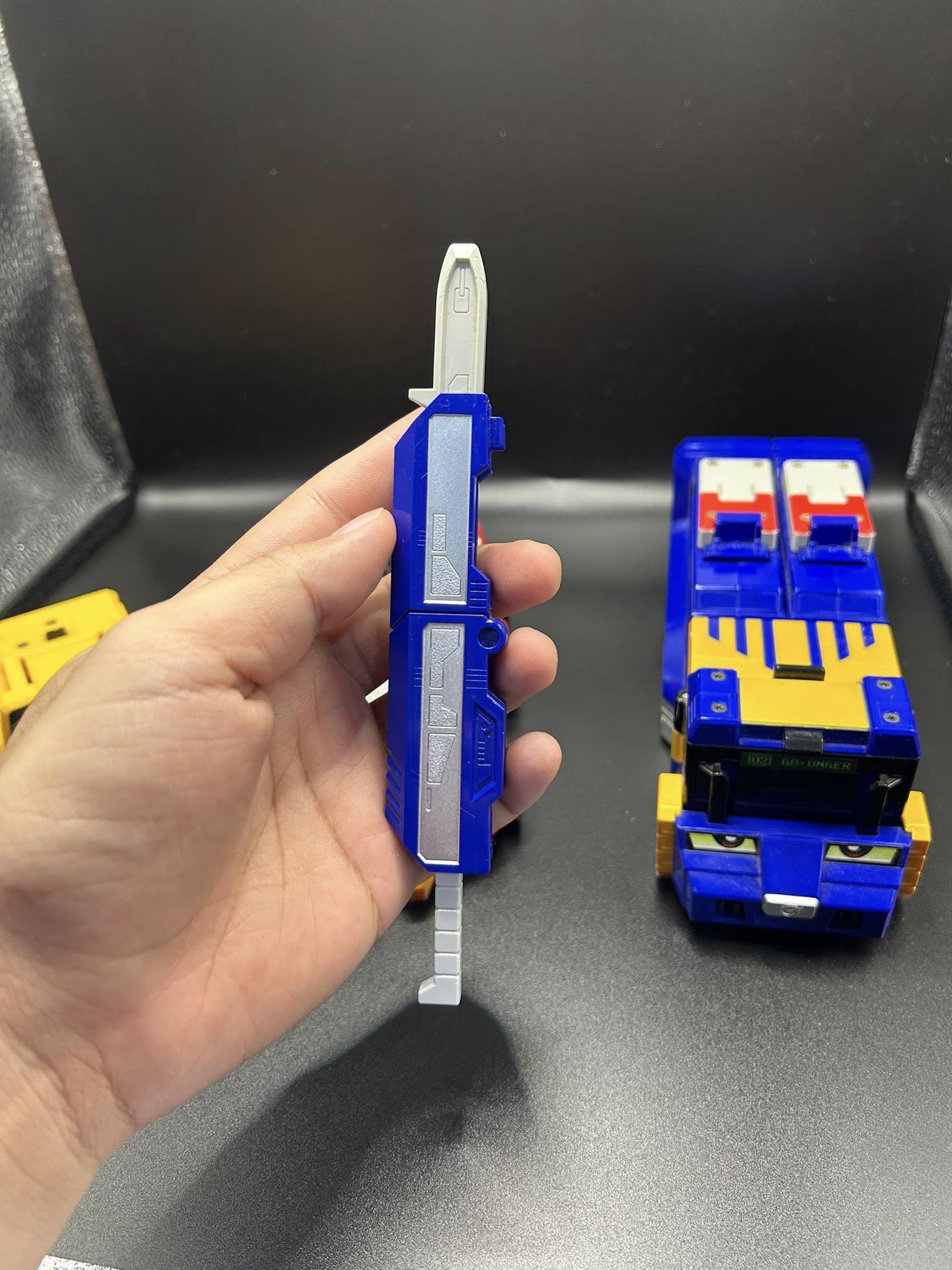 Power Rangers RPM High Octane Megazord action figure, DX Engine-Oh Super Sentai Go-onger toy, Megazord collectible for Sentai and Power Ranger fans&quot;