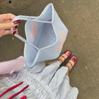 Handmade Crochet Bag | Bloomie Shoulder Bag |  Handmade bag Heart  Pattern