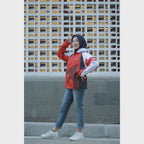 Cosplay jacket from Power Rangers Megaforce Gosei Red Ranger and Tensou Sentai Goseiger 2010 series, handmade costume perfect for anime conventions, fan gatherings, and collectors