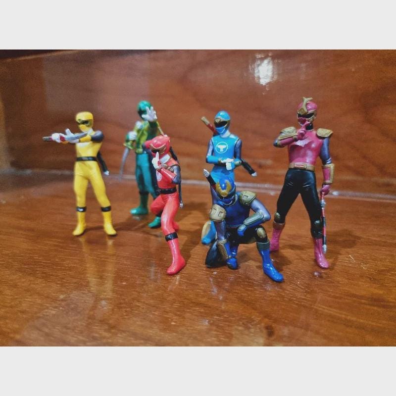 Model Gashapon Hurricaneger  | Version Japan | Ninja Storm | Super Sentai |  Power Ranger