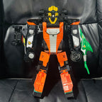 DX Ganbaru-Oh Megazord toy from Engine Sentai Go-onger, known as ValveMax Megazord in Power Rangers RPM, collectible Megazord figure for cosplay and display&quot;
