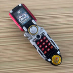 Power Rangers transformation devices: Legendary Morpher (Super Megaforce 2014), Overdrive Tracker (Operation Overdrive 2007), Mercury Morpher (Operation Overdrive 2007), Mystic Morpher (Mystic Force 2006), Samurai Morpher and Sushi Phone (Samurai 2011), Delta Morphers (S.P.D. 2005), Transmorpher (Time Force 2001), Legendary Silver Morpher (Super Megaforce 2014).
