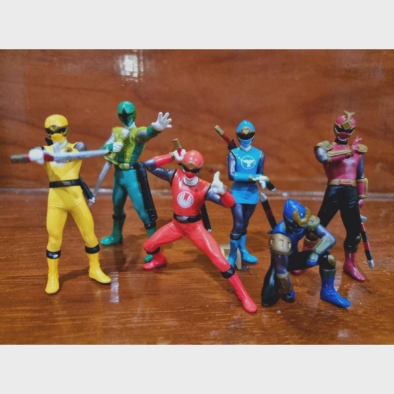 Model Gashapon Hurricaneger  | Version Japan | Ninja Storm | Super Sentai |  Power Ranger