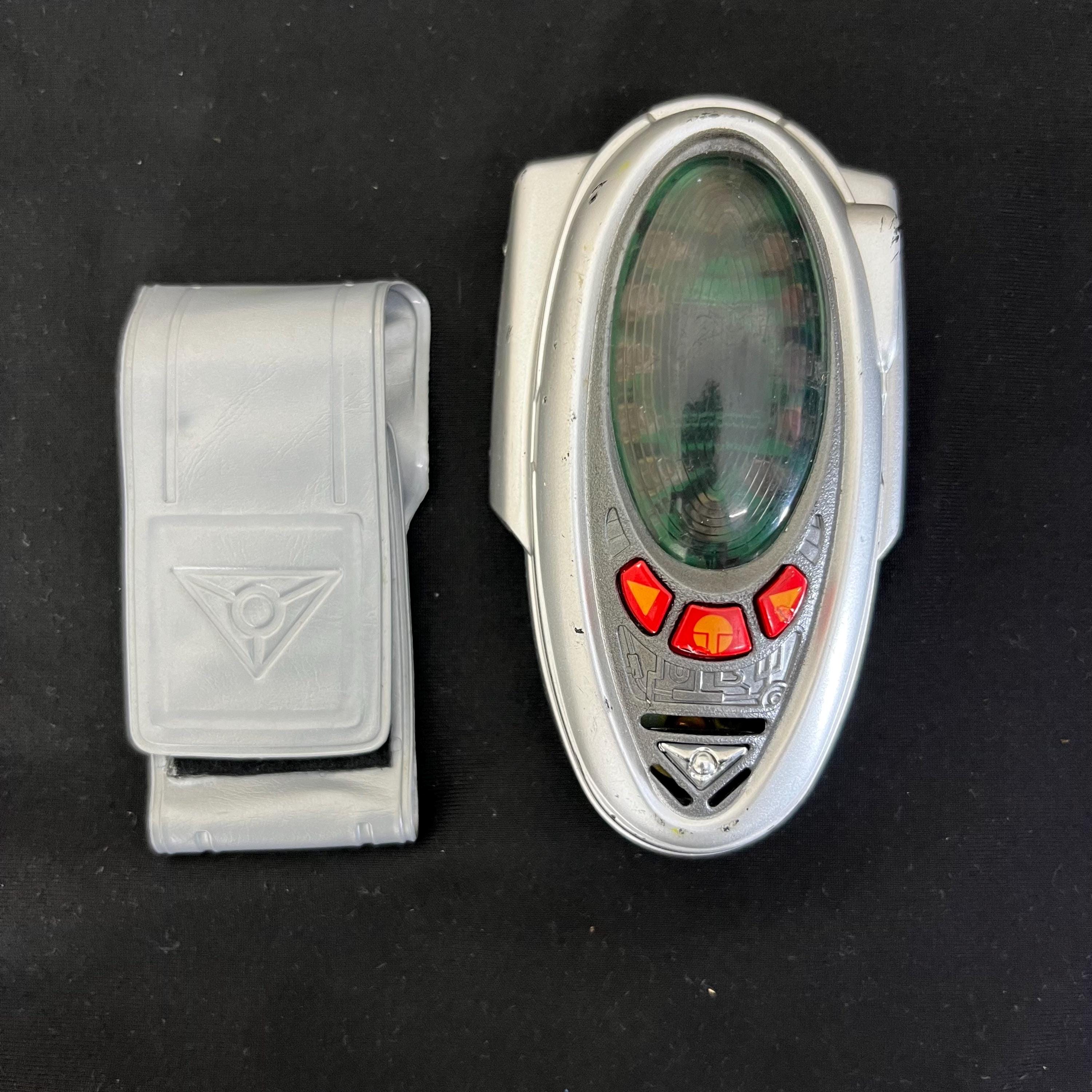Chrono Morpher, the wrist transformation device used by the Power Rangers Time Force (2001) team to morph and access time-themed powers.