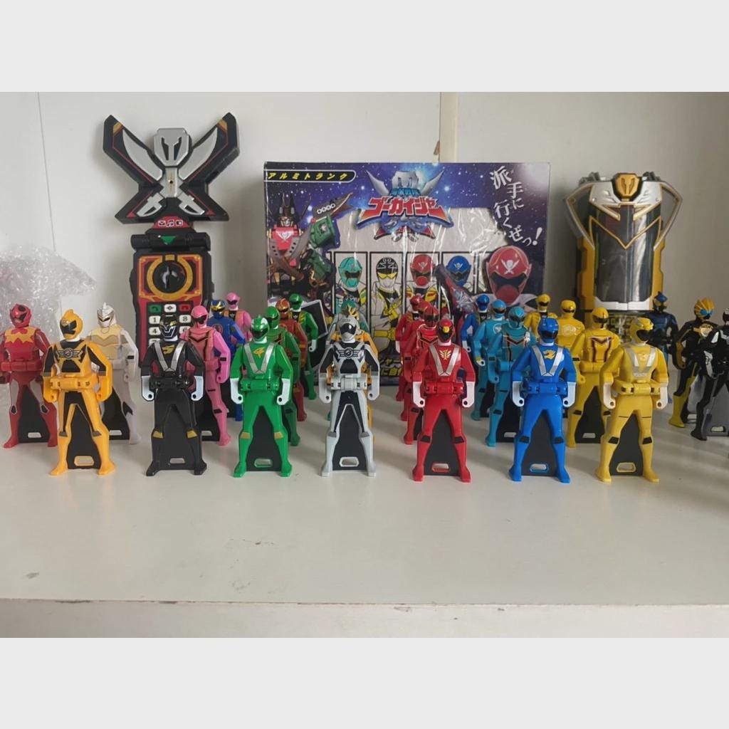 Set Ranger Key Gokaiger  | Version Japan | Power Rangers Super Megaforce | Super Sentai |  Power Ranger