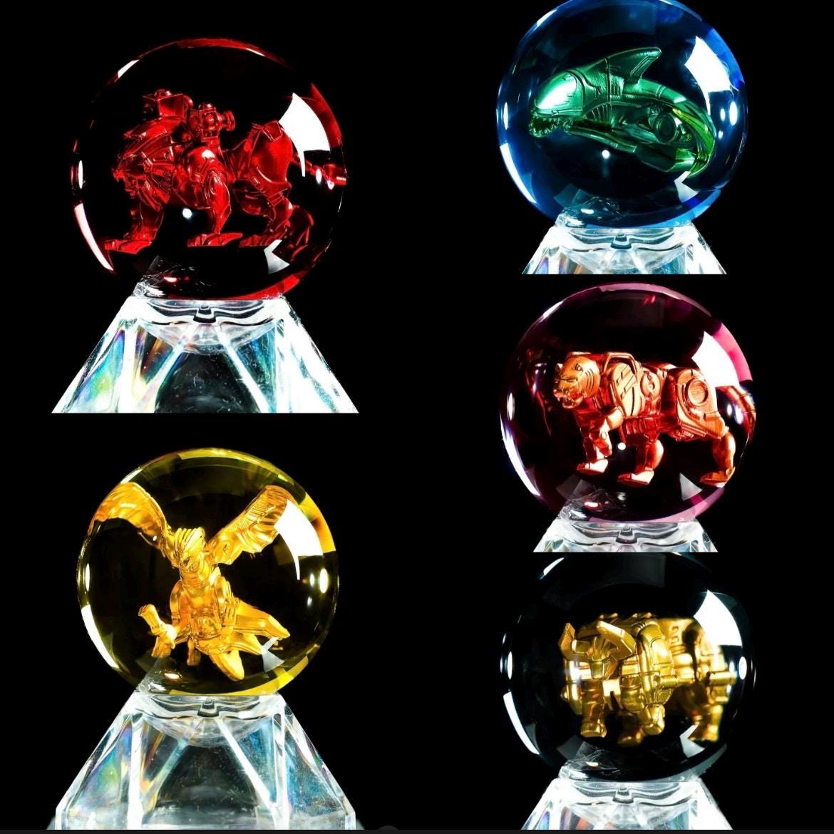 Gao Crystal, a powerful red crystal used as a power animal in Super Sentai Gaoranger (2001) and Power Rangers Wild Force (2002), central to the Rangers’ morphing devices.