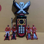 Legendary Morpher Power Rangers Super Megaforce 2014, Overdrive Tracker Power Rangers Operation Overdrive 2007, Mercury Morpher Power Rangers Operation Overdrive 2007, Mystic Morpher Power Rangers Mystic Force 2006, Samurai Morpher Power Rangers Samurai 2011, Sushi Phone Power Rangers Samurai 2011, Delta Morphers Power Rangers S.P.D. 2005, Transmorpher Power Rangers Time Force 2001, Legendary Silver Morpher Power Rangers Super Megaforce 2014.