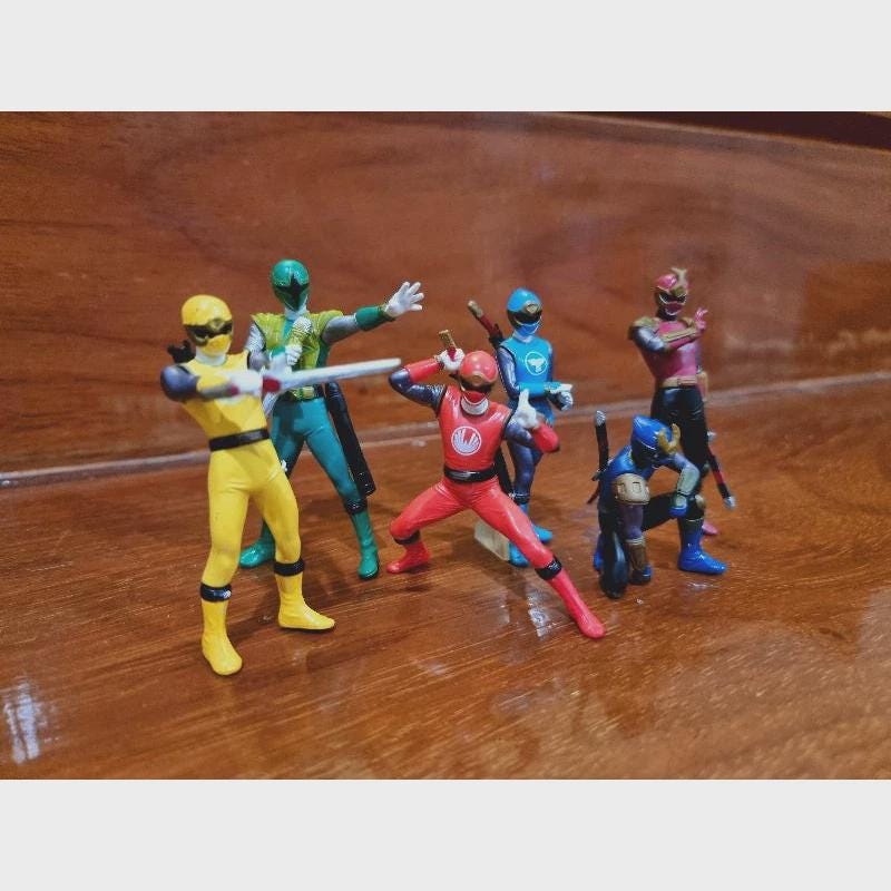 Model Gashapon Hurricaneger  | Version Japan | Ninja Storm | Super Sentai |  Power Ranger