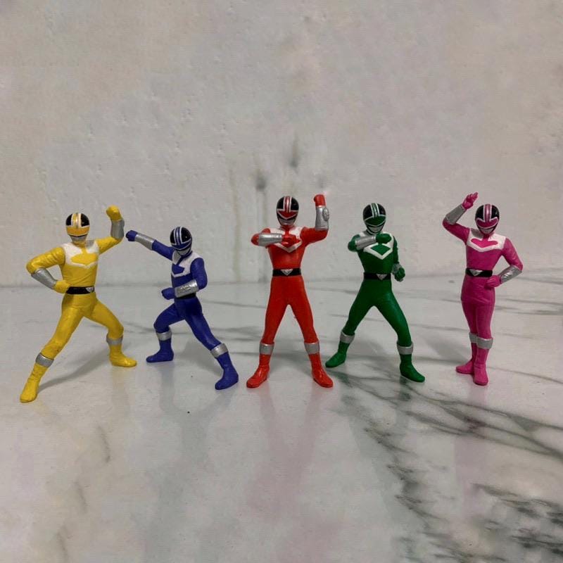 Model Gashapon  Timeranger | Version Japan | Time Force | Super Sentai |  Power Ranger